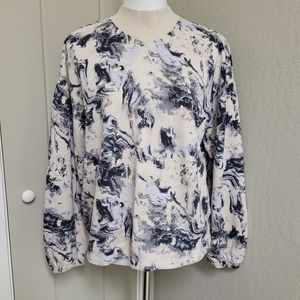 C&C California indigo water color sweatshirt